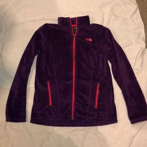North face fuzzy jacket